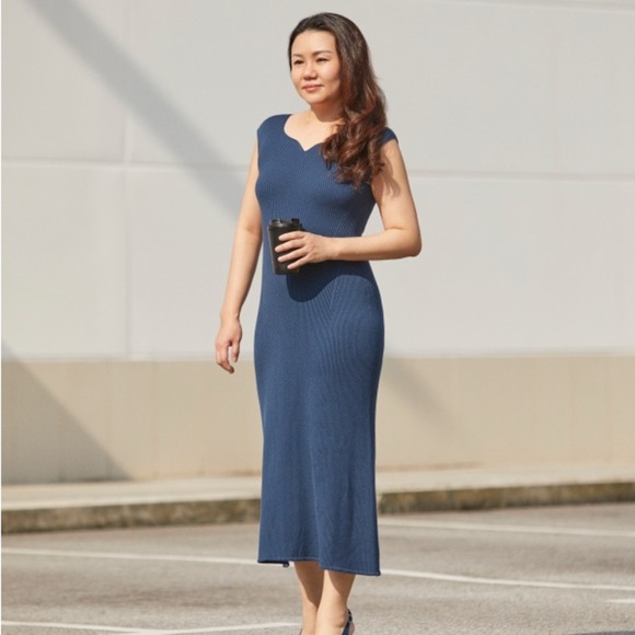 MAME KUROGOUCHI 3D KNIT SLEEVELESS DRESS - Picture 12 of 12